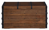 Kettleby Brown Storage Trunk - Ornate Home