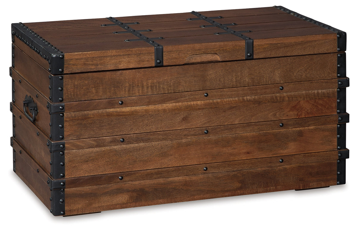 Kettleby Brown Storage Trunk - Ornate Home