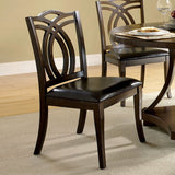 Keukenhof Dark Walnut Side Chair (Set of 2) - Ornate Home