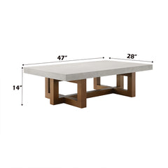 Keven Walnut Coffee Table - Ornate Home
