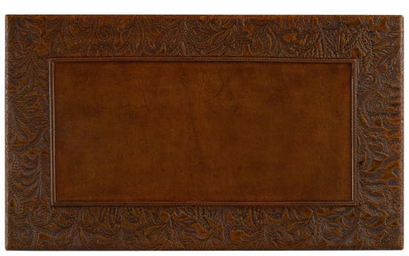 Kew Gardens Brown Leather Nesting Tables - Ornate Home