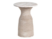 Key Largo Tan/White Accent Table - Ornate Home