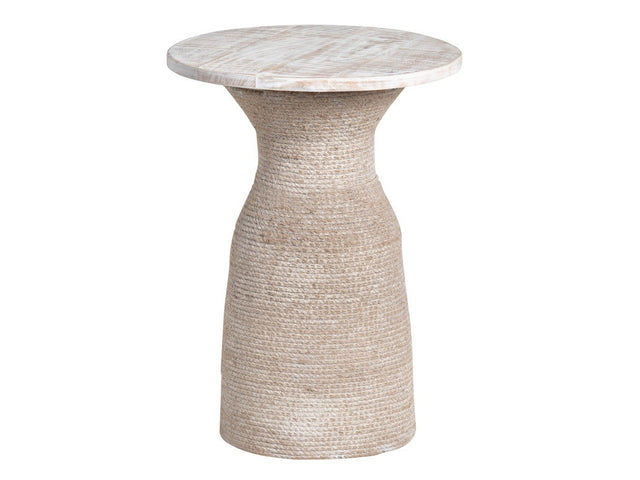 Key Largo Tan/White Accent Table - Ornate Home