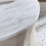 Key Largo Tan/White Cocktail Table - Ornate Home