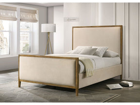 Key Natural Oak Queen Bed - Ornate Home