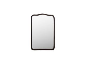 Keyes Blackened Bronze Cast Aluminum Mirror - Ornate Home