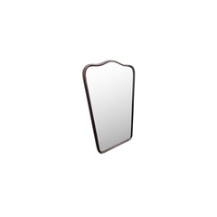 Keyes Blackened Bronze Cast Aluminum Mirror - Ornate Home