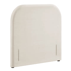 Keynote Alabaster Twin Stain-Resistant Performance Velvet Headboard - Ornate Home