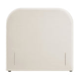 Keynote Alabaster Twin Stain-Resistant Performance Velvet Headboard - Ornate Home