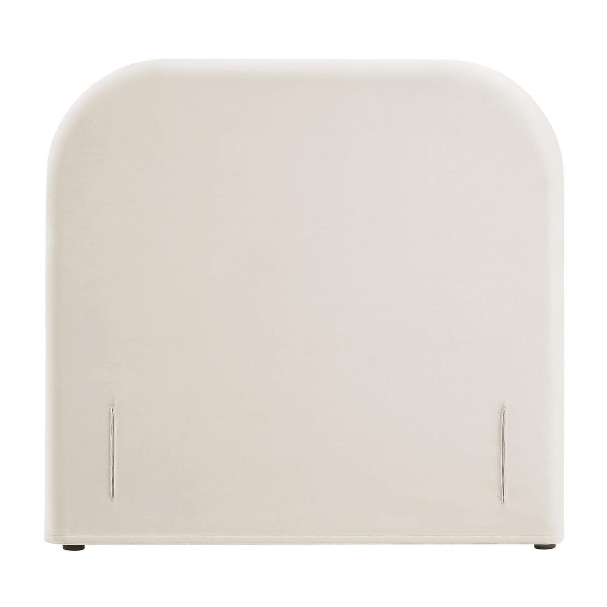 Keynote Alabaster Twin Stain-Resistant Performance Velvet Headboard - Ornate Home