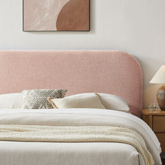 Keynote Blush Queen Fabric Upholstered Storage Platform Bed Frame - Ornate Home