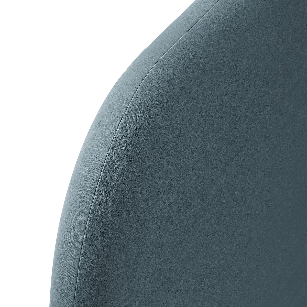 Keynote Cadet Blue King Size Stain-Resistant Performance Velvet Headboard