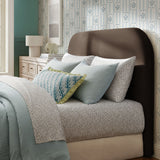 Keynote Chocolate Brown King Size Stain-Resistant Performance Velvet Headboard - Ornate Home