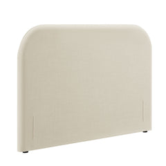Keynote Ecru King Size Upholstered Fabric Headboard - Ornate Home
