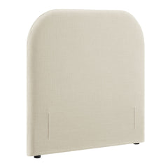 Keynote Ecru Twin Size Upholstered Fabric Headboard - Ornate Home