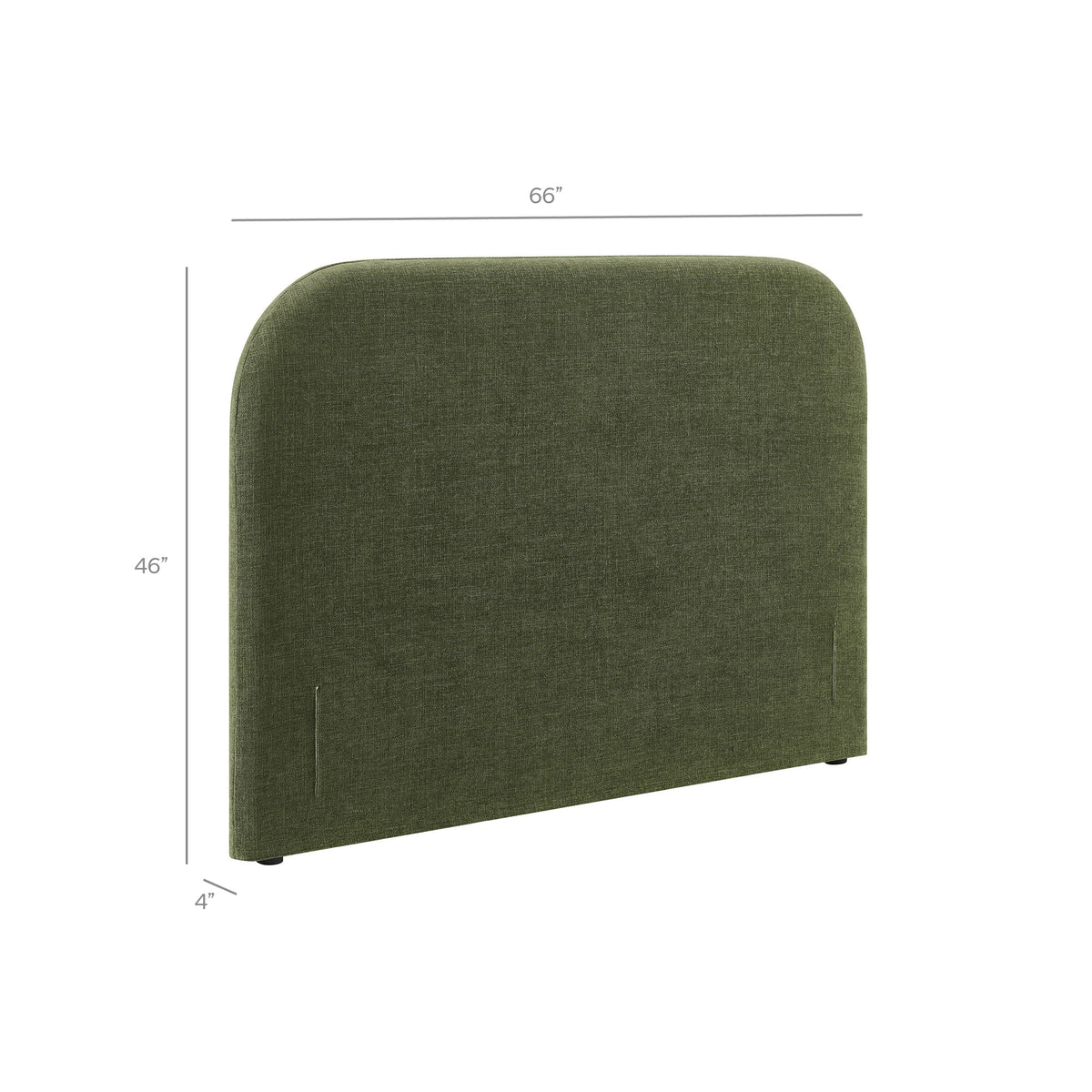Keynote Foliage Full Size Upholstered Fabric Headboard - Ornate Home