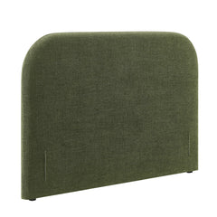 Keynote Foliage Queen Size Upholstered Fabric Headboard - Ornate Home