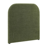 Keynote Foliage Twin Size Upholstered Fabric Headboard - Ornate Home