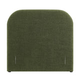 Keynote Foliage Twin Size Upholstered Fabric Headboard - Ornate Home