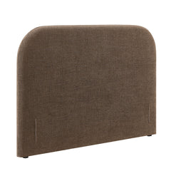 Keynote Mocha King Size Upholstered Fabric Headboard - Ornate Home