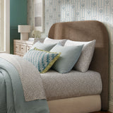 Keynote Mocha Queen Size Upholstered Fabric Headboard