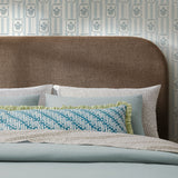 Keynote Mocha Queen Size Upholstered Fabric Headboard