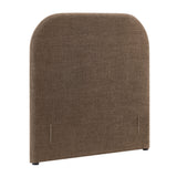 Keynote Mocha Twin Size Upholstered Fabric Headboard - Ornate Home