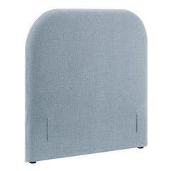 Keynote Sky Blue Twin Size Upholstered Fabric Headboard - Ornate Home