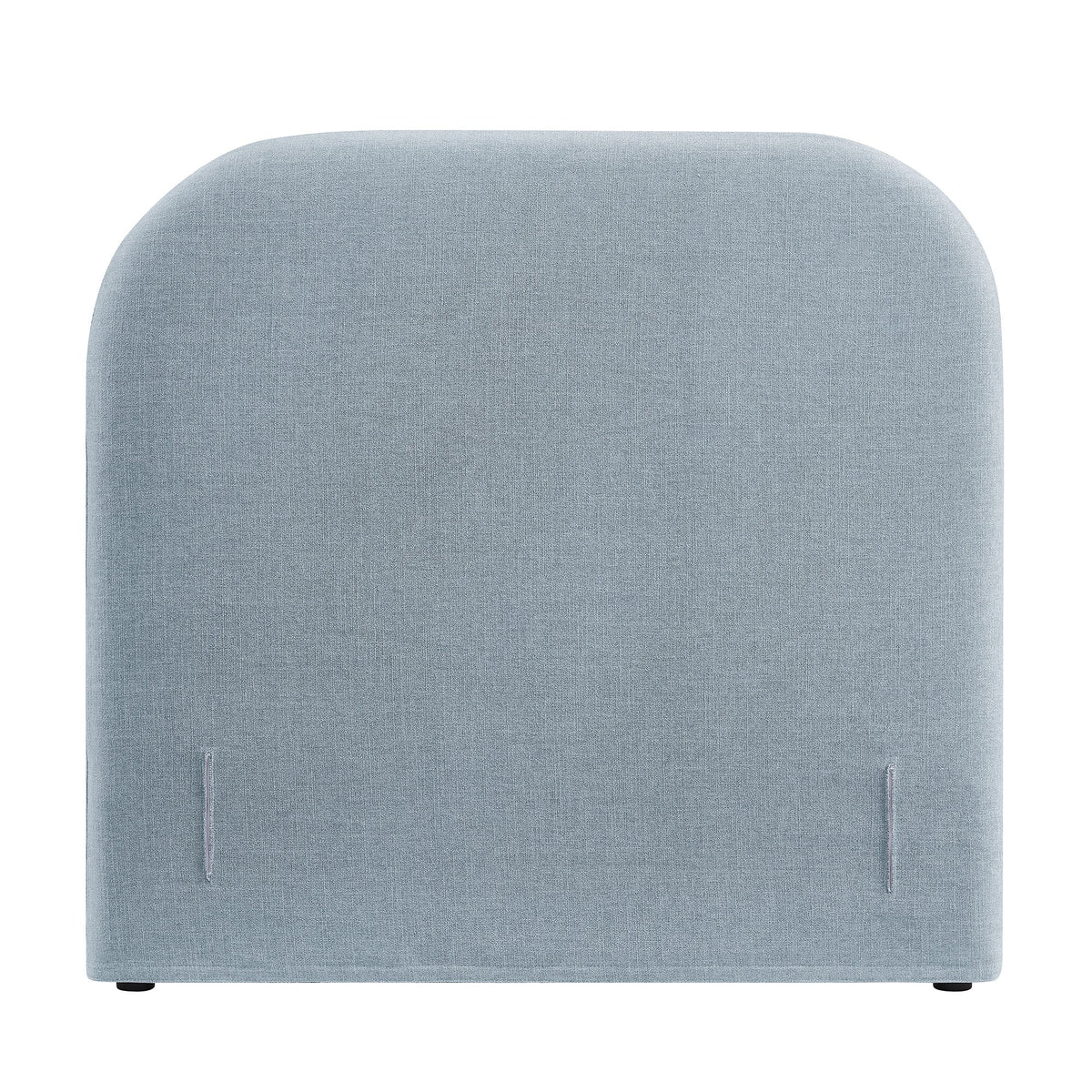 Keynote Sky Blue Twin Size Upholstered Fabric Headboard