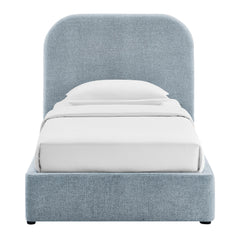Keynote Sky Twin Fabric Upholstered Storage Platform Bed Frame - Ornate Home