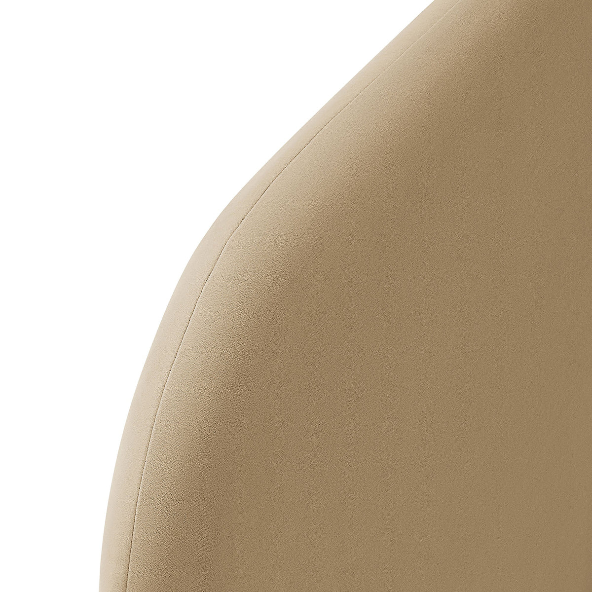 Keynote Taupe King Size Stain-Resistant Performance Velvet Headboard