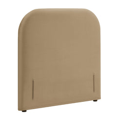 Keynote Taupe Twin Stain-Resistant Performance Velvet Headboard - Ornate Home
