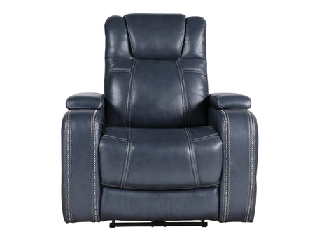 Keziah Blue Power Reclining Chair - Ornate Home