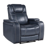 Keziah Blue Power Reclining Chair - Ornate Home