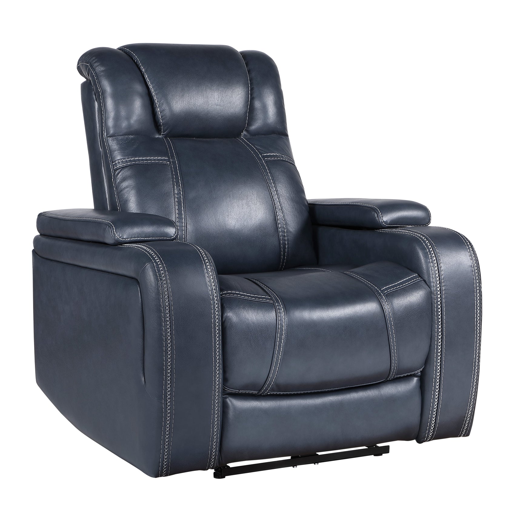 Keziah Blue Power Reclining Chair - Ornate Home