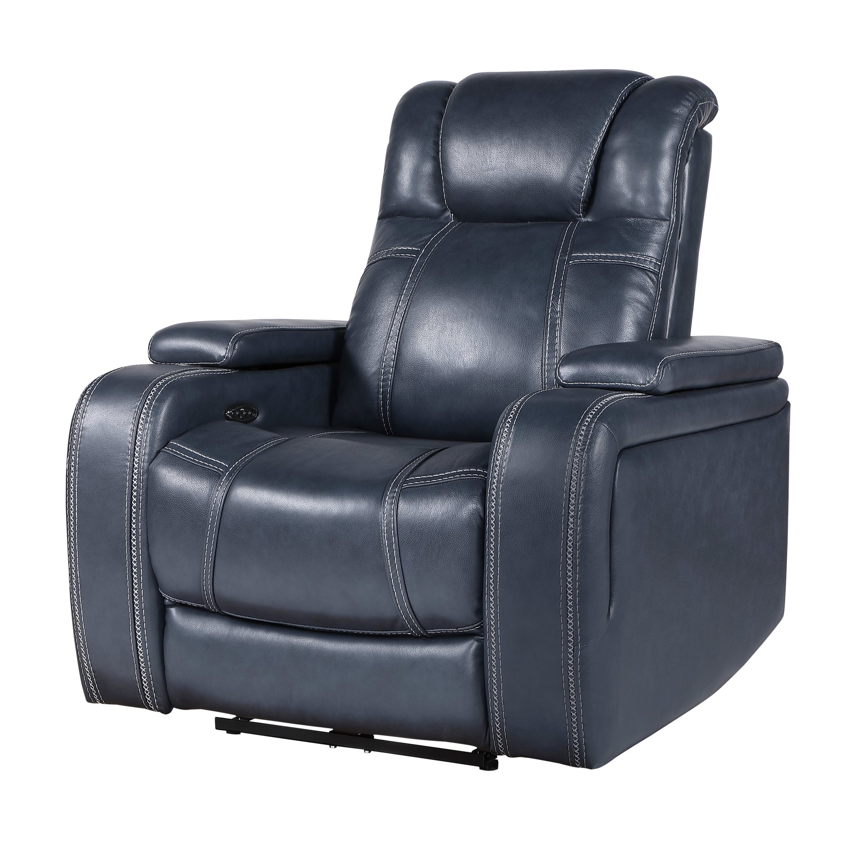 Keziah Blue Power Reclining Chair - Ornate Home
