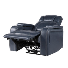 Keziah Blue Power Reclining Chair - Ornate Home