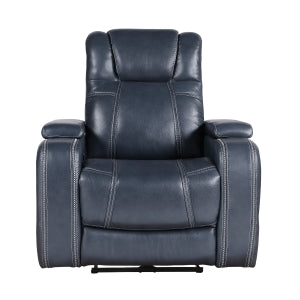 Keziah Blue Power Reclining Chair - Ornate Home