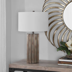 Khalio Gunmetal Table Lamp - Ornate Home