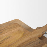 Khana Natural Solid Wood Square Serving Boards - Ornate Home