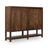 Kharga Natural 4 Door Display Cabinet - Ornate Home
