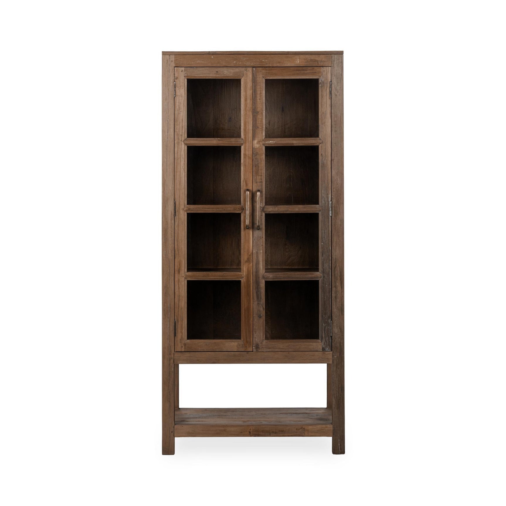Kharga Natural Tall Display Cabinet - Ornate Home