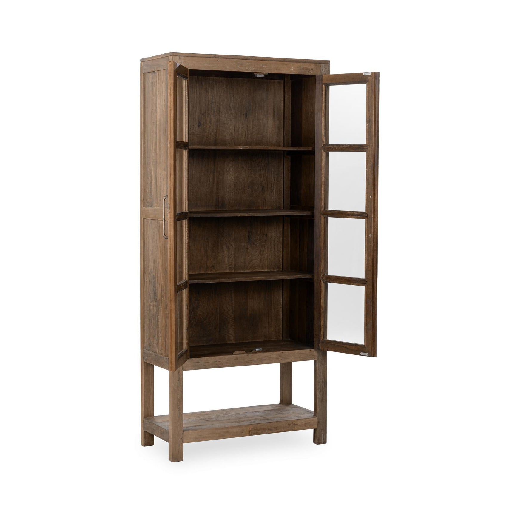 Kharga Natural Tall Display Cabinet - Ornate Home