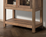Kharga Natural Tall Display Cabinet - Ornate Home
