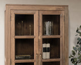 Kharga Natural Tall Display Cabinet - Ornate Home