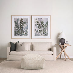 Khloe Cream Large Pouf - Ornate Home