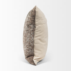 Khloe Taupe 20x20 Square Pillow Cover - Ornate Home