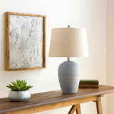 Khoi Brass Glass Table Lamp - Ornate Home
