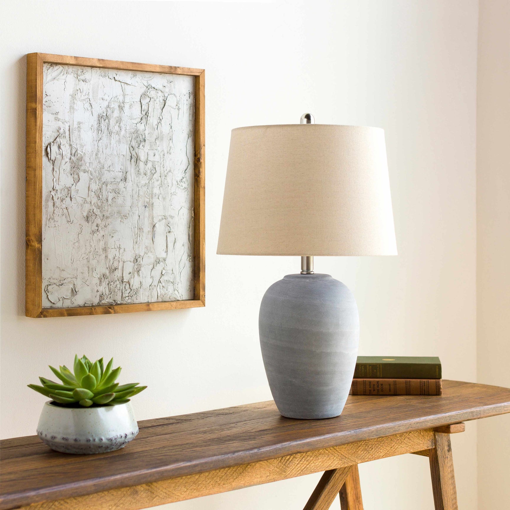 Khoi Brass Glass Table Lamp - Ornate Home