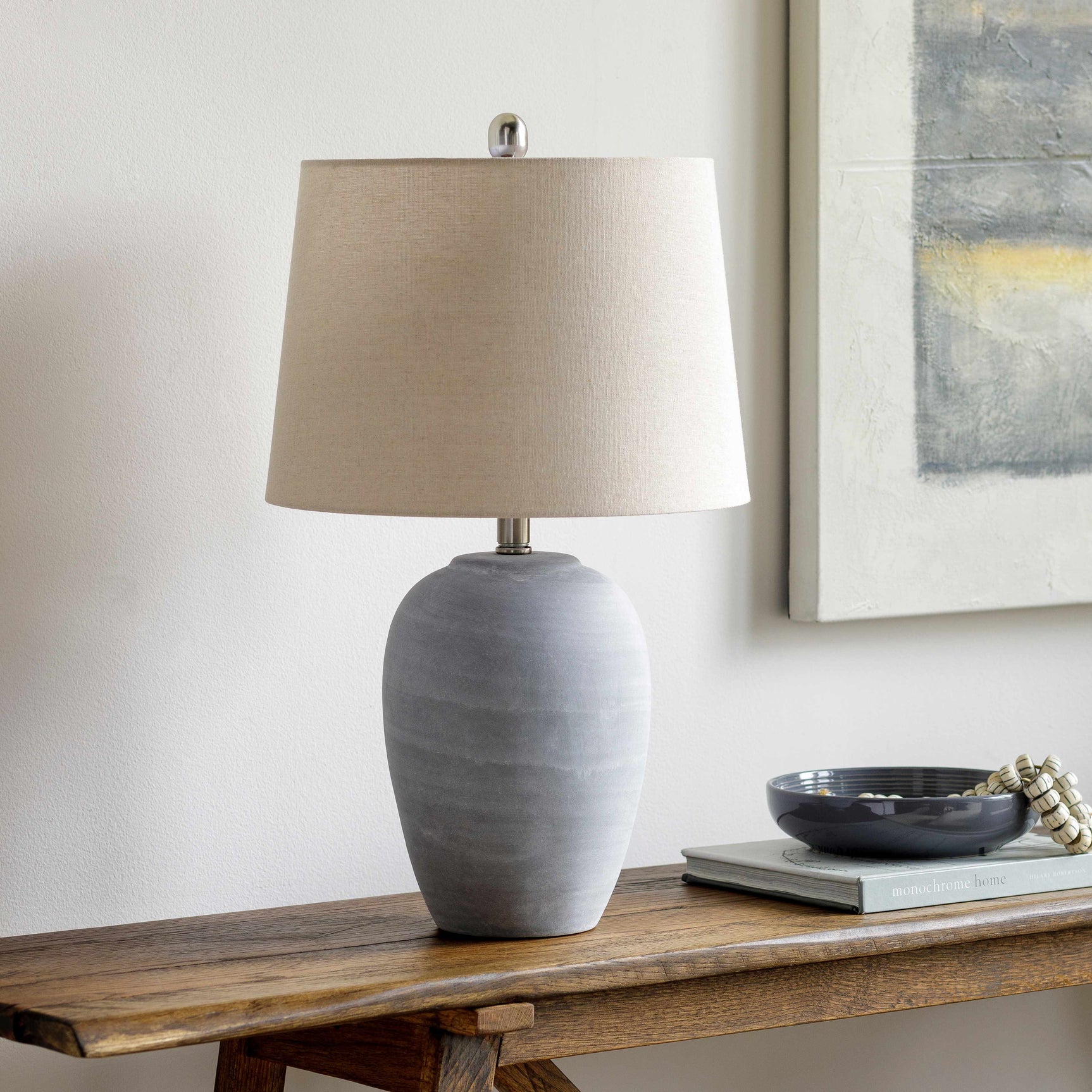Khoi Brass Glass Table Lamp - Ornate Home